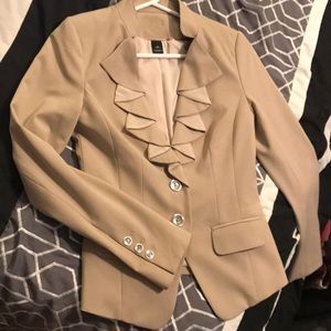 WHBM tan blazer